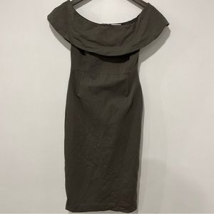 Aritzia off shoulder ruffle dress